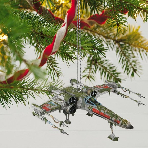 New! Star Wars Dagobah X-Wing Hallmark Keepsake Ornament Empire Strikes Back - Picture 5 of 5